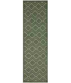 Nourison Home Versatile NRV01 Green 2 ft. 2 in. X 7 ft. 6 Area Rug