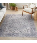 Nicole Curtis Machine Washable Series 1 Area Rug SR104 Grey
