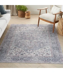 Nourison Home New Concept Washables SR104 Grey 6 ft. X 9 ft. Area Rug
