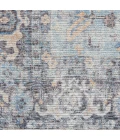 Nicole Curtis Machine Washable Series 1 Area Rug SR104 Blue 2' x 4'