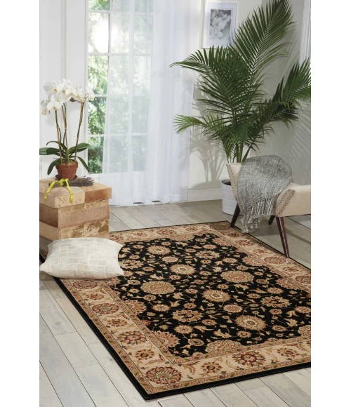 Nourison Persian Crown Black PC002 1ft.11in. x 2ft.11in. Rect. Rug