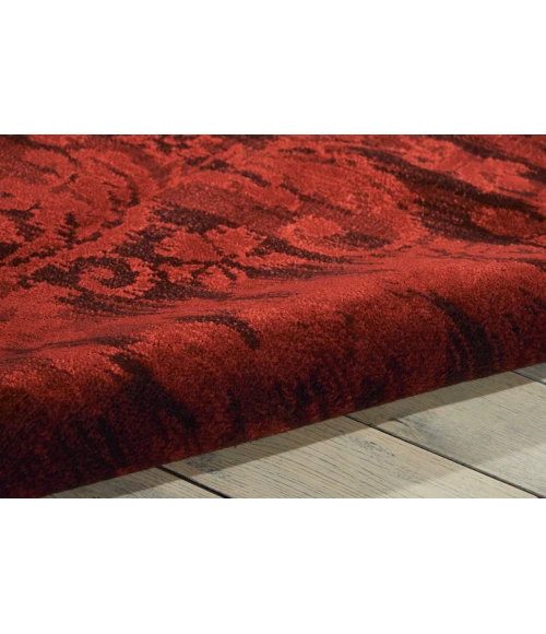 Nourison Home Nightfall Red NGT03 7ft.9in. x 9ft.9in. Rect. Rug
