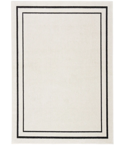 Nourison Nourison Essentials Area Rug NRE02 Ivory/Black