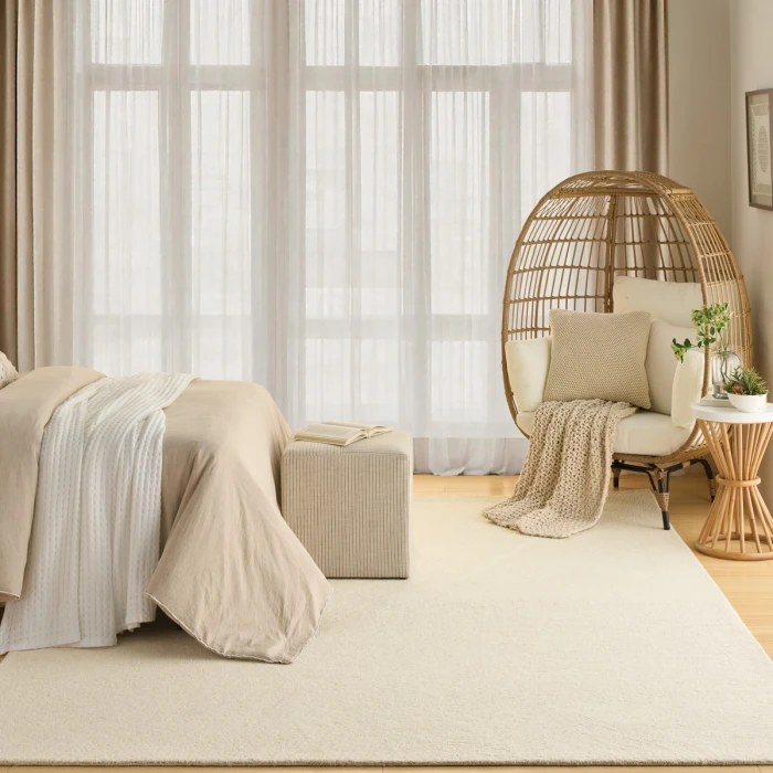 DKNY Pure Angles Ivory ANG01 8 ft. X 10 ft. Rect. Rug