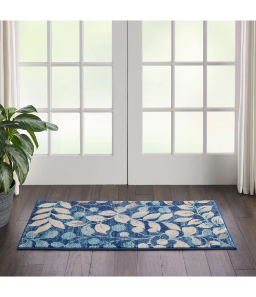 Nourison Tranquil Area Rug TRA03-Navy