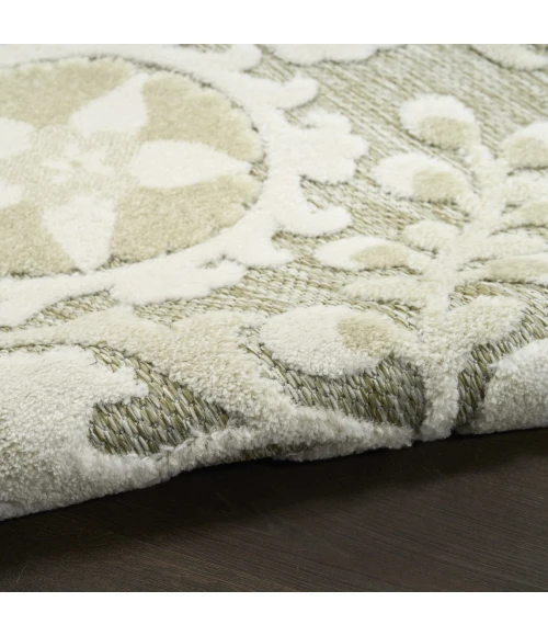 Nourison Aloha Ivory Sage ALH17 9 ft. X 12 ft. Rect. Rug