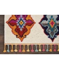 Nourison Home Nomad White NMD06 6ft.7in. x 9ft.6in. Rect. Rug