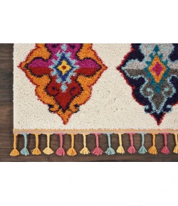 Nourison Home Nomad White NMD06 6ft.7in. x 9ft.6in. Rect. Rug