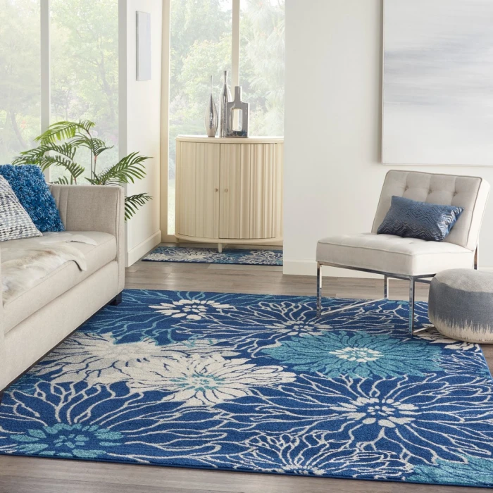 Nourison Passion Area Rug PSN17-Navy/Ivory