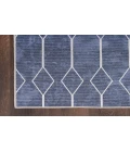 Nicole Curtis Machine Washable Series 1 Navy SR107 2 ft. 2 in. X 10 ft. Rectangle Rug