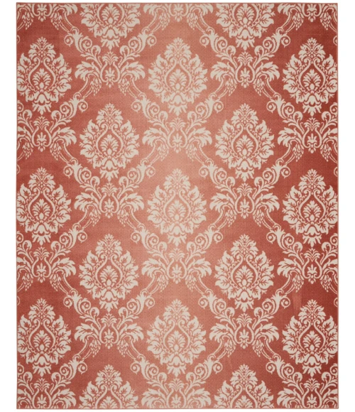 Nourison Elation Area Rug ETN03-Brick Ivory