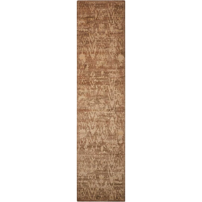 Nourison Silken Allure Runner Area Rug SLK17-Chocolate