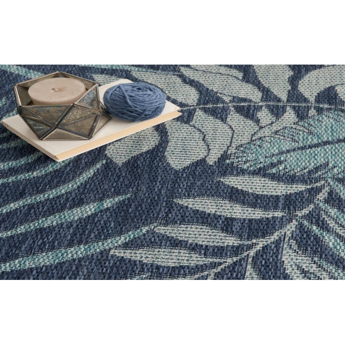 Nourison Garden Oasis Navy GOA02 9 ft. X 12 ft. Rectangle Rug