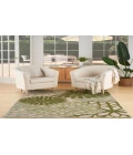 Nourison Aloha Ivory Green ALH05 5 ft. 3 in. X 7 ft. 5 in. Rectangle Rug