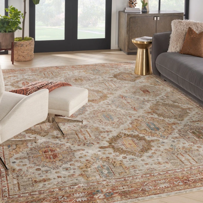 Nourison Sahar Ivory Multicolor SHR01 9 ft. X 13 ft. Rect. Rug
