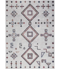 Nourison Home New Concept Washables SR108 Ivory Multicolor 5 ft. 3 in. X 7 ft. 3 in. Area Rug