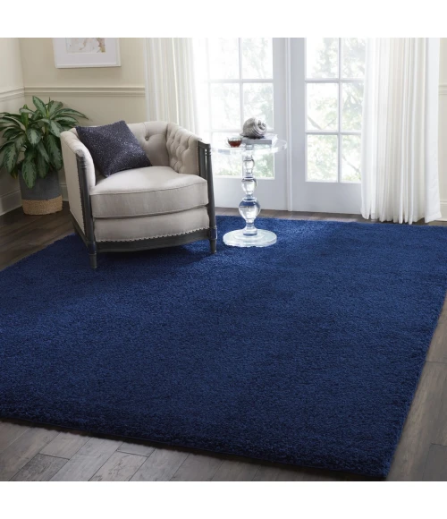 Nourison Malibu Shag Area Rug MSG01-Navy