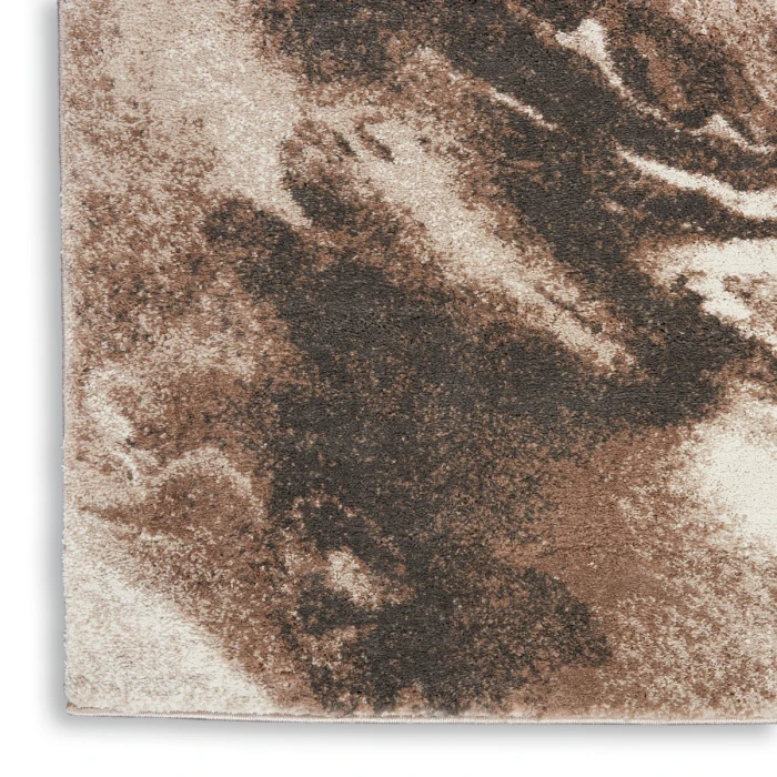Kathy Ireland American Manor Area Rug AMR03 Iv/Mocha 2'2" x 7'6"