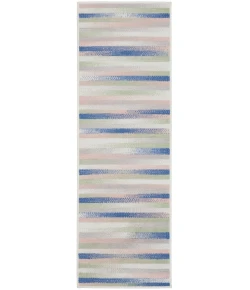Nourison Home Whimsicle WHS12 Ivory Multicolor 2 ft. X 8 ft. Area Rug