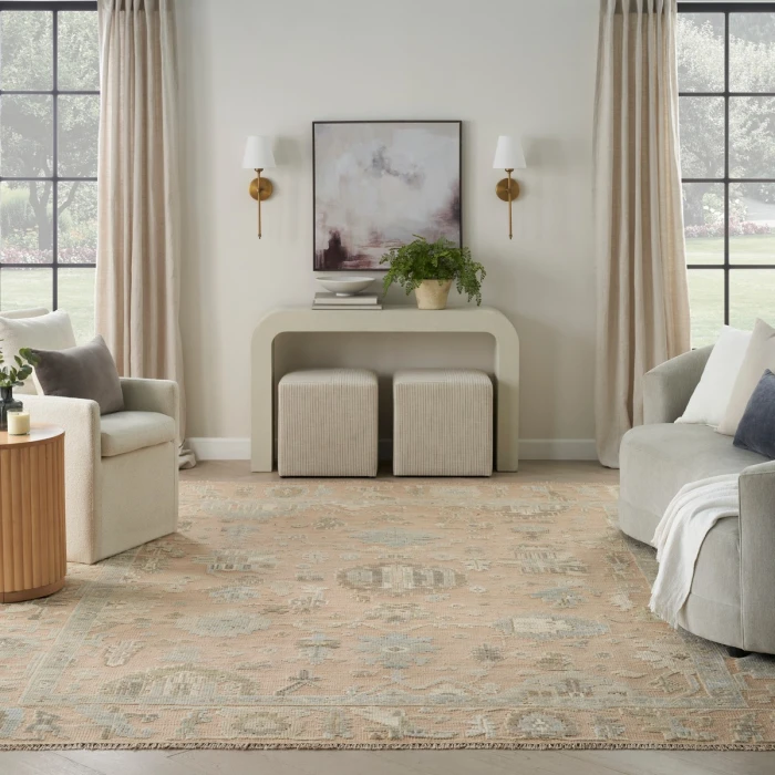 Nourison Whispers Dusty Mauve WHP06 10 ft. X 14 ft. Rect. Rug