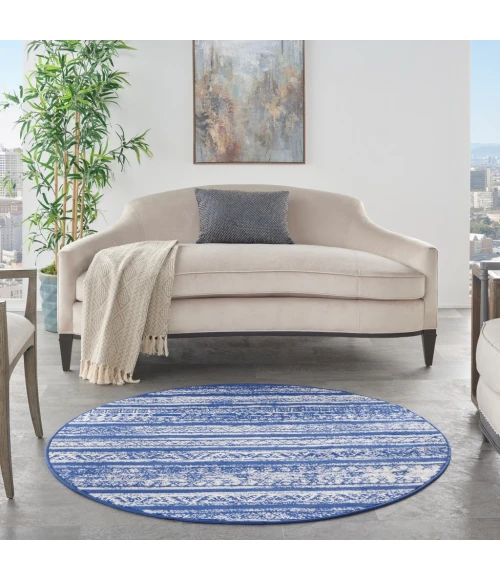 Nourison Whimsicle Area Rug WHS16-Navy Ivory