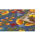 Nourison Aloha Navy Multicolor ALH17 7 ft. 10 in. X 10 ft. 6 in. Rectangle Rug