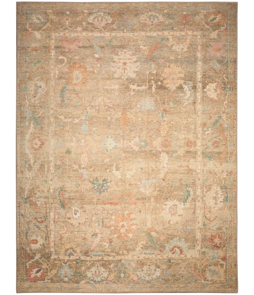Nourison Vintage Washables Taupe Multicolor VWS09 9 ft. 10 in. X 13 ft. 2 in. Rect. Rug