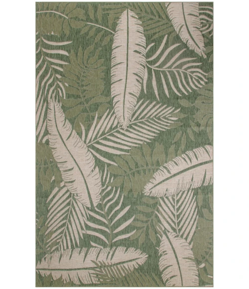 Nourison Garden Oasis Green Ivory GOA02 8 ft. X 10 ft. Rectangle Rug