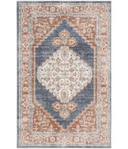 Nourison Home Astra Machine Washable ASW11 Denim Multicolor 4 ft. X 6 ft. Area Rug
