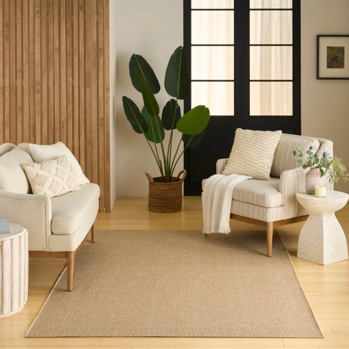 Nourison Tulum Taupe TLM03 4 ft. X 6 ft. Rect. Rug