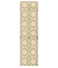 Nourison Luminance Runner Area Rug LUM01-Cream/Grey