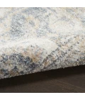 Nourison Astra Machine Washable Grey Blue ASW12 7ft. x 10ft. Rect. Rug