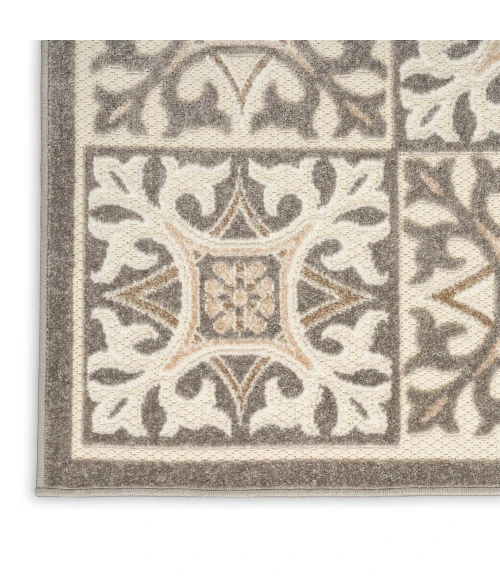 Nourison Aloha Area Rug ALH34 Ivory Grey