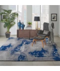 Nourison Symmetry Area Rug SMM10-Grey/Blue