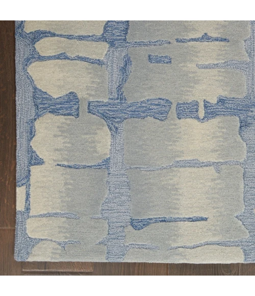 Nourison Symmetry Area Rug SMM04-Blue/Grey