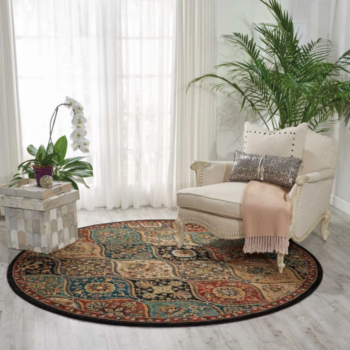Nourison 2020 Round Area Rug NR203-Multicolor