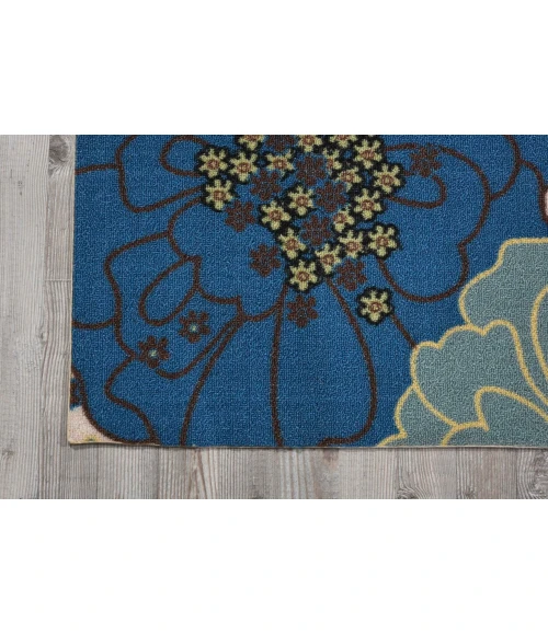 Nourison Home & Garden Area Rug RS021-Light Blue