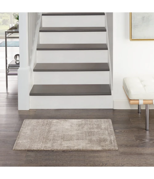 Nourison Harmony Silver Grey HAY06 2 ft. X 3 ft. Rect. Rug