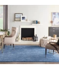 Nourison Nourison Essentials Navy Blue Area Rug NRE01 Navy Blue 10' x 14'