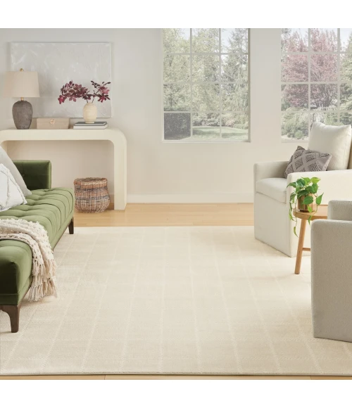 Nourison Serenity Home Ivory Cream SRH05 6 ft. X 9 ft. Rect. Rug