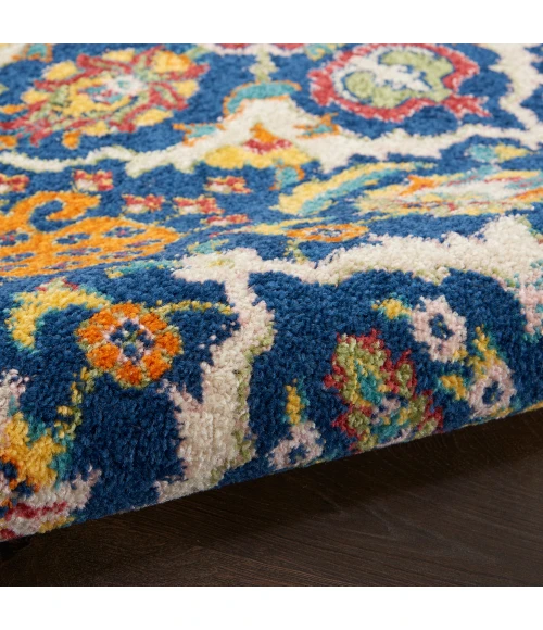 Nourison Allur Area Rug ALR03 Navy Multicolor