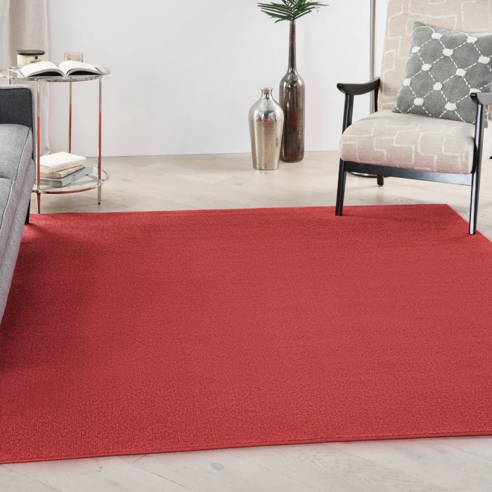 Nourison Essentials Area Rug NRE01-Brick Red