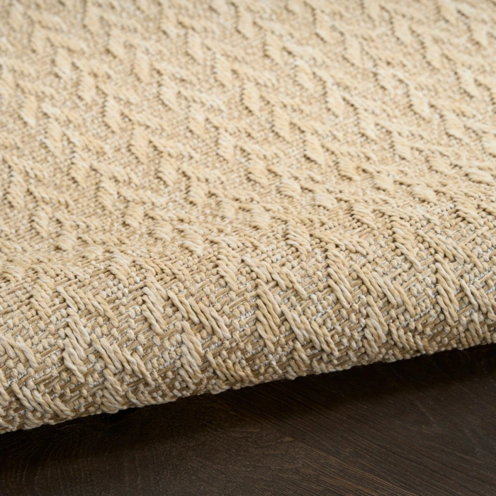 Nourison Tulum Cream TLM02 4 ft. X 6 ft. Rect. Rug