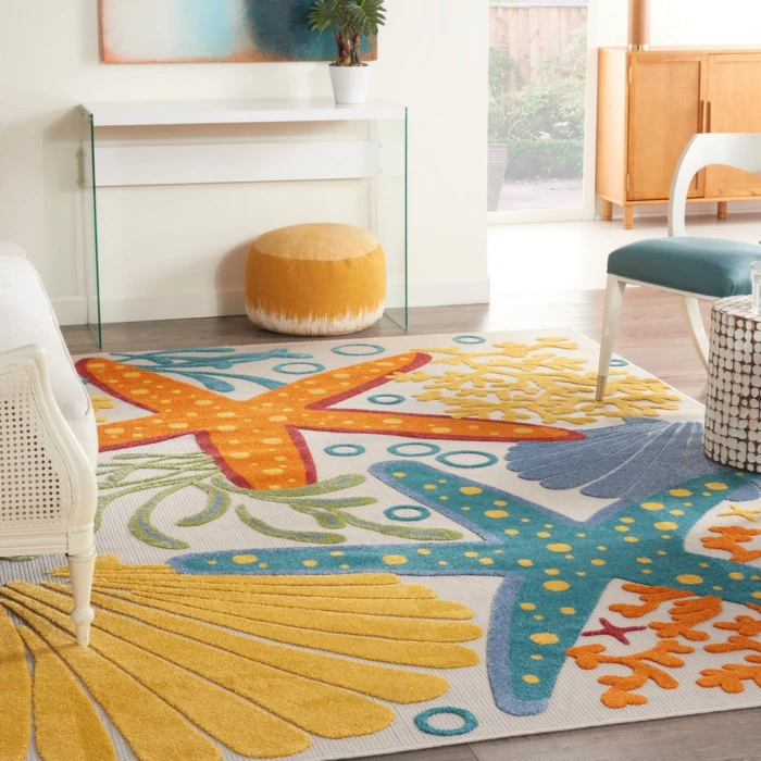 Nourison Aloha Area Rug ALH24-Multicolor
