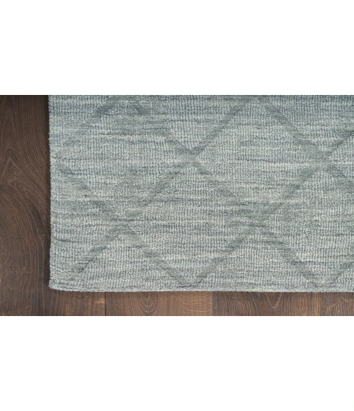 Nourison Wool Haven Blue WOH01 5 ft. 3 in. X 7 ft. 3 in. Rectangle Rug