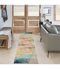 Nourison Home Celestial CES02 Sealife 2 ft. 2 in. X 14 ft. Area Rug