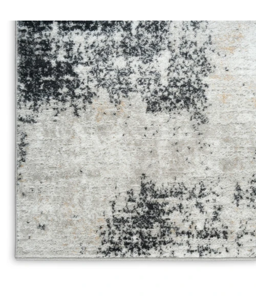 Nourison Dekor Grey Charcoal DEK07 7 ft. 10 in. X 9 ft. 10 in. Rect. Rug