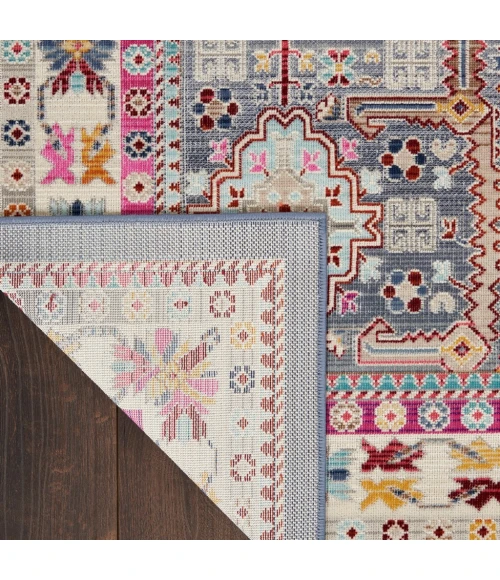 Nourison Vintage Kashan Area Rug VKA05-Grey/Multi