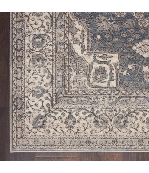 Nourison Quarry Grey Ivory QUA07 3 ft. X 5 ft. Rect. Rug