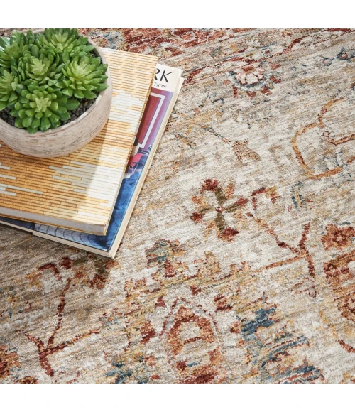 Nourison Sahar Ivory SHR02 5 ft. X 8 ft. Rect. Rug